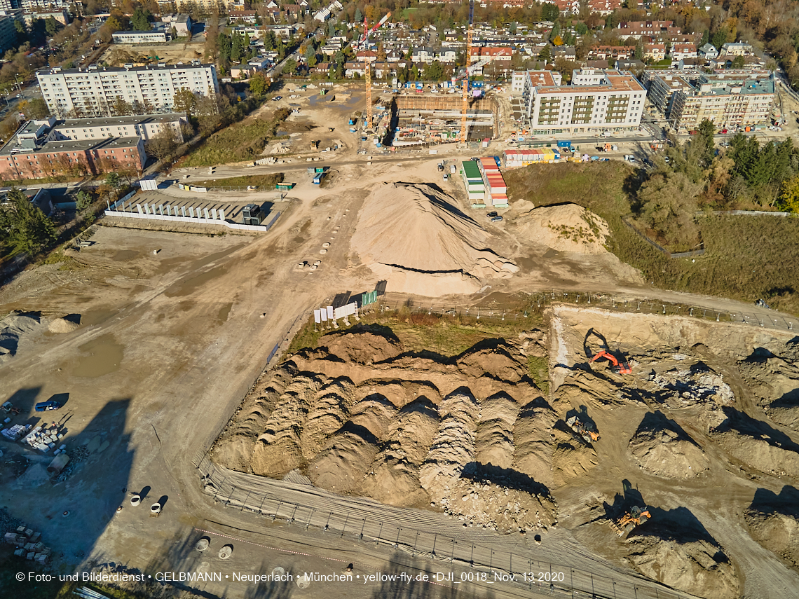 13.11.2020 - Piederstorfer Gelände und Alexisqaurtier am Karl-Marx-Ring in Neuperlach 13.11.2020 - Piederstorfer Gelände und Alexisqaurtier am Karl-Marx-Ring in Neuperlach